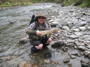 Chris Higgie nailing a Nth Island Brown Chris Higgie nailing a Nth Island Brown